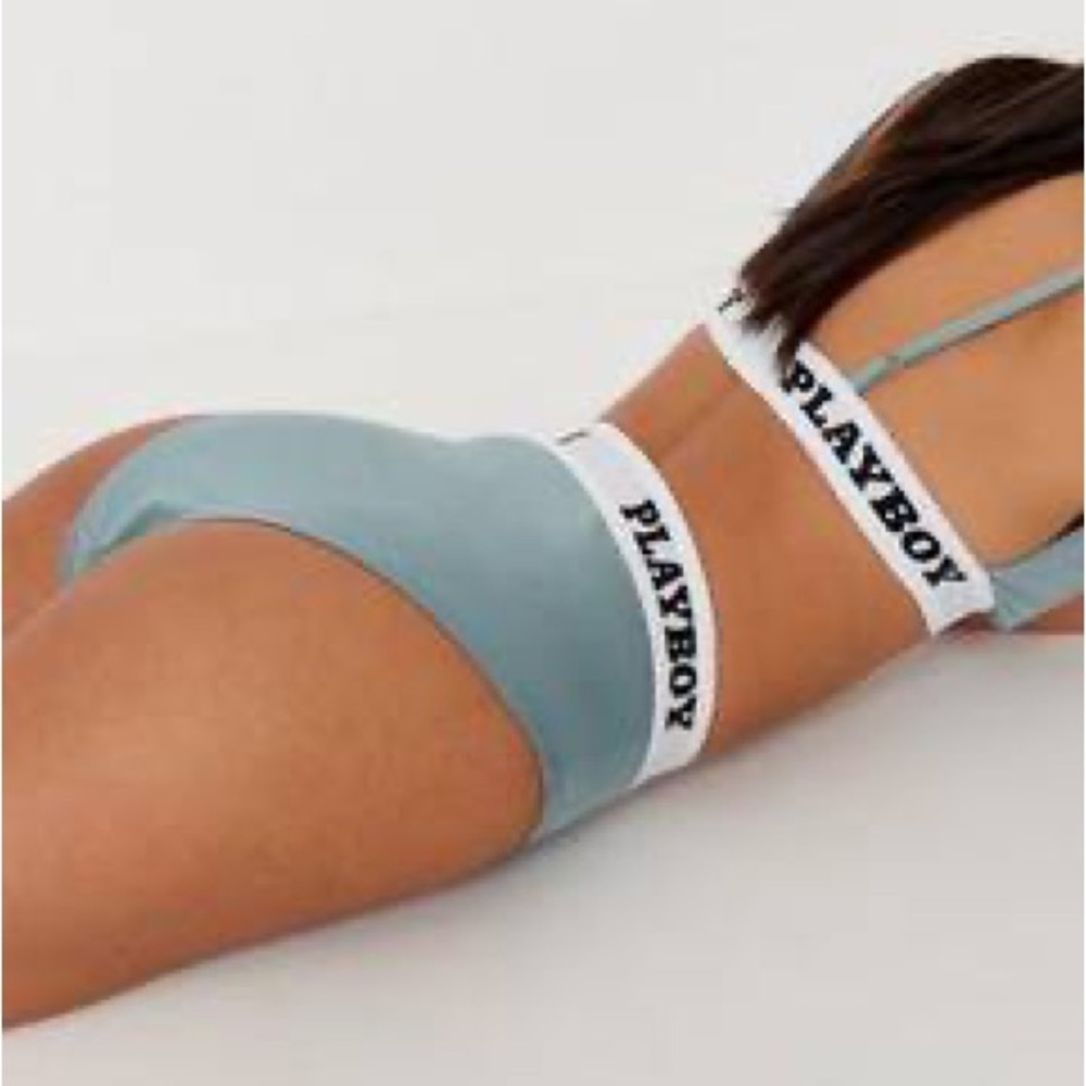 Playboy high waist briefs - mint
